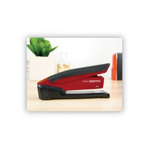 Stanley Bostitch InPower Spring-Powered Desktop Stapler, 20-Sheet  Capacity, Red, ACI1124