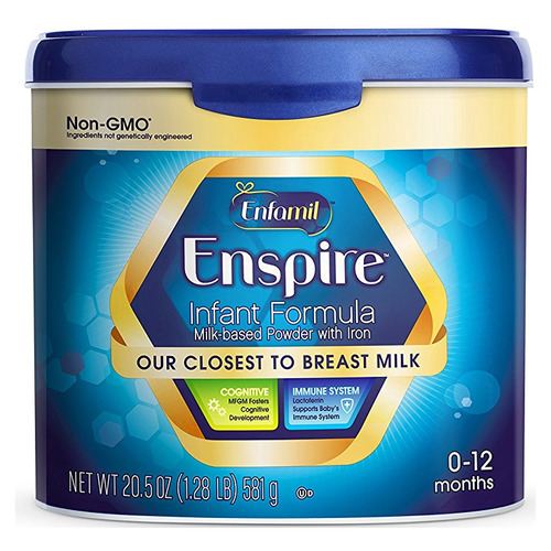 Mead Johnson Enfamil Enspire NonGMO Powder, 20.50 oz Tub 75157401