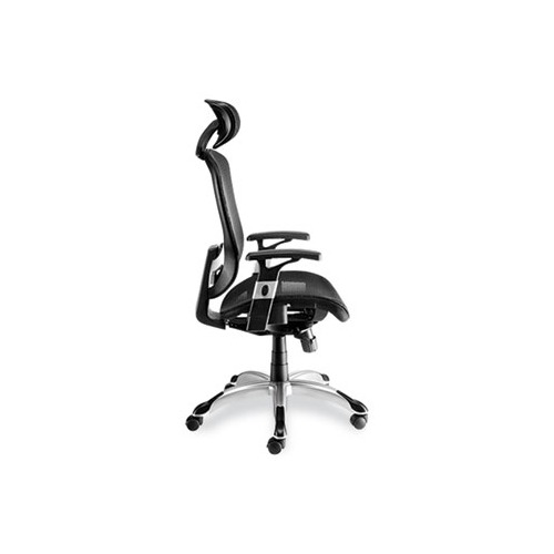 Union & Scale UOS59460VCC Flexfit Hyken Mesh Task Chair Black & Silver