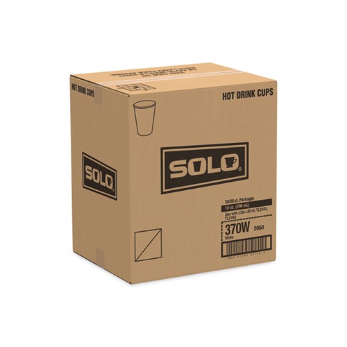 Solo Polycoated Hot Paper Cups 4 oz White