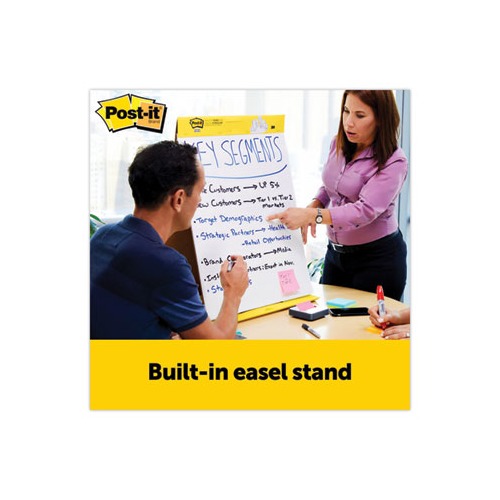 Self-Stick Tabletop Easel Pad with Command Strips by Post-it® Easel Pads  Super Sticky MMM563PRL