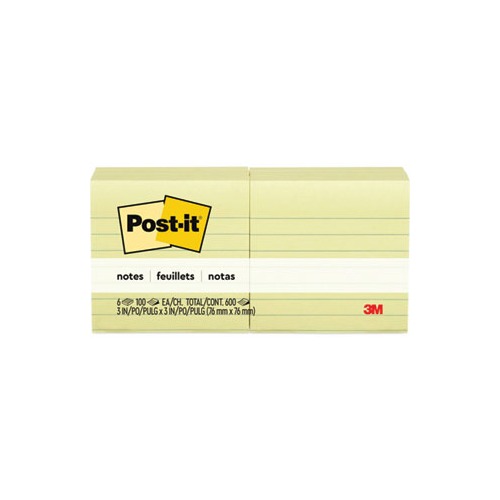 Post-it Colored Transparent Sticky Notes, 3x3 in, 8 Pads/Pack, 36  Sheets/Pad, Sticks Securely and Removes Cleanly