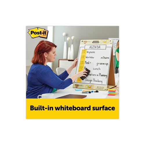 3 Pads Post-it Super Sticky Tabletop Easel Pad 20 x 23 White, 20