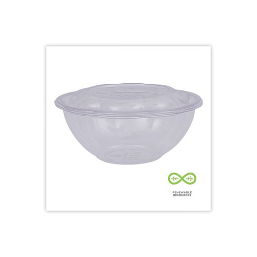 Renewable and Compostable Salad Bowls with Lids by Eco-Products® ECOEPSB24