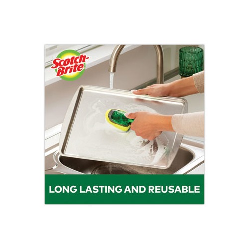 Scotch-brite Refill Sponge Heads for Heavy-Duty Dishwand