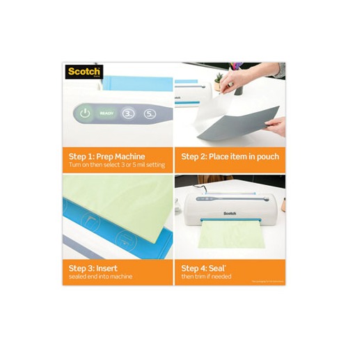 Basics Clear Thermal Laminating Plastic Paper Laminator Sheets - 9 x 11.5-Inch, 50-Pack, 3mil