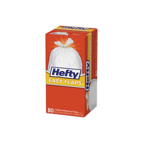 Hefty Cart Liner Trash Bags, 65 Gallon, 10 Bags (Scent Free, Arm & ,  Drawstring)