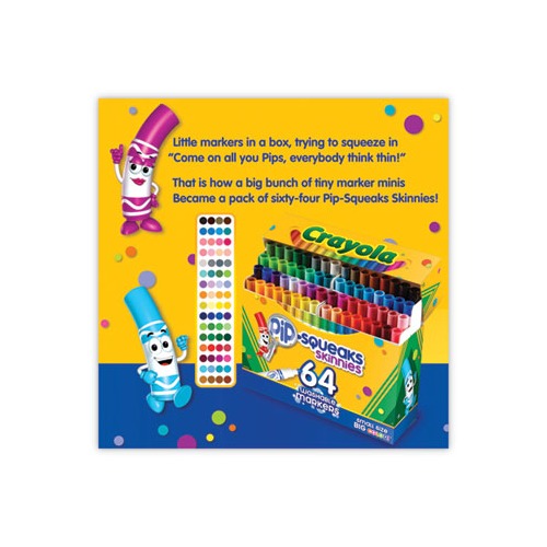 Crayola Pip-Squeaks Skinnies Washable Markers CYO588764