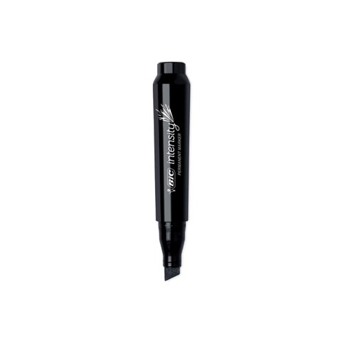 BIC Intensity Permanent Pens, Fine Point, Black, 12 pack