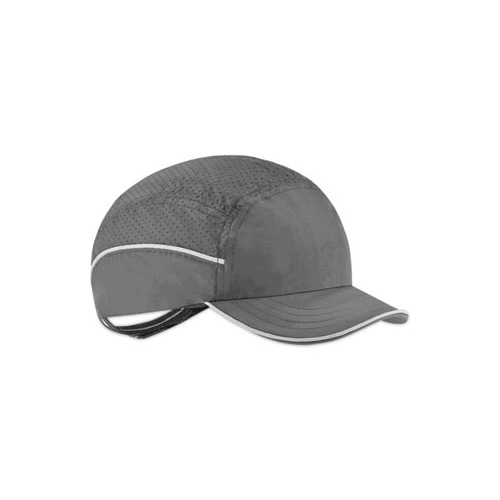 Skullerz 8965 Lightweight Bump Cap Hat with LED Lighting, Long Brim, Black, Ships in 1-3 Business Days