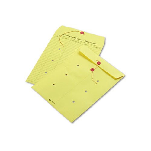 Quality Park Colored Paper String and Button Interoffice Envelope QUA63576