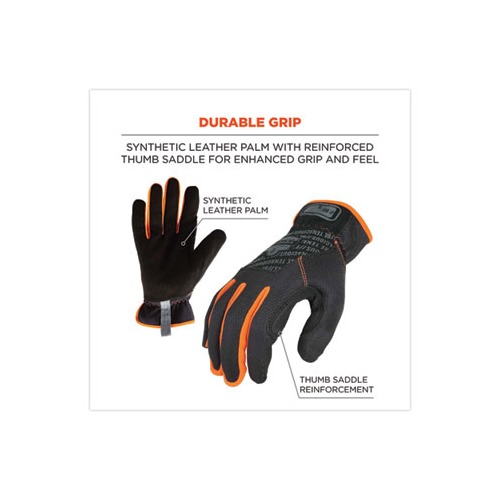 Ergodyne ProFlex 815 QuickCuff Mechanics Gloves - Large EGO17204, EGO 17204  - Office Supply Hut