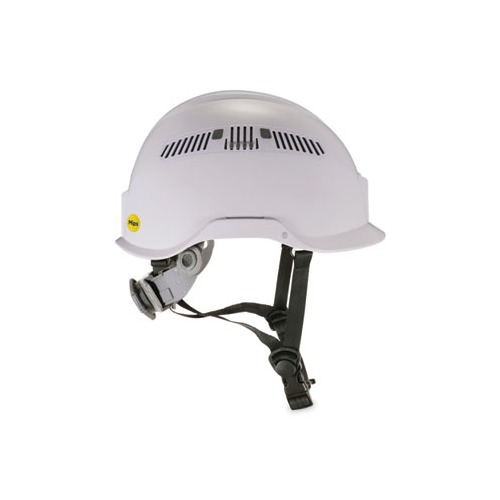 Skullerz 8975-MIPS Class C Safety Helmet with MIPS Elevate Ratchet Suspension, White, Ships in 1-3 Business Days