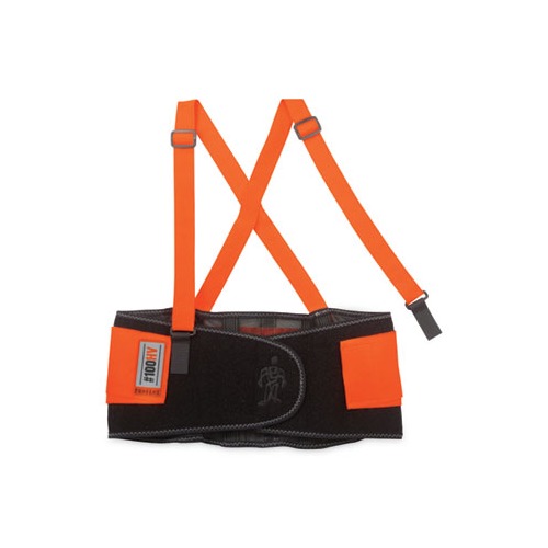 ProFlex 100HV Economy Hi-Vis Spandex Back Support Brace, Small, 25
