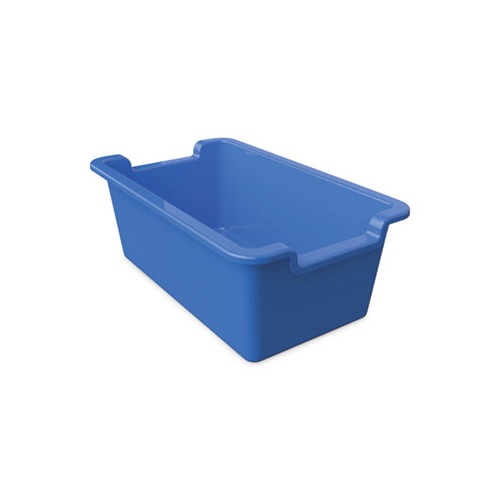 Antimicrobial Rectangle Storage Bin, Blue