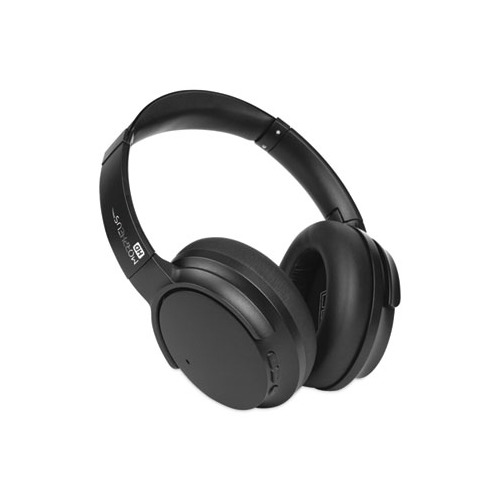 SYNERGY HD Wireless Noise Cancelling Headphones Bluetooth Headset with Microphone, 4 ft Cord, Black