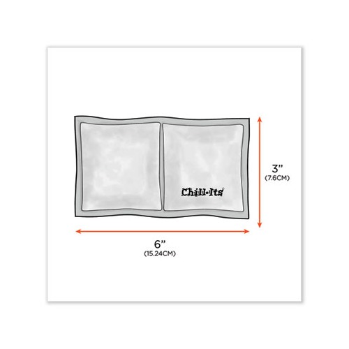 Chill-Its 6283 Rechargeable Phase Change Ice Pack, 3 x 6, Ships in 1-3 Business Days