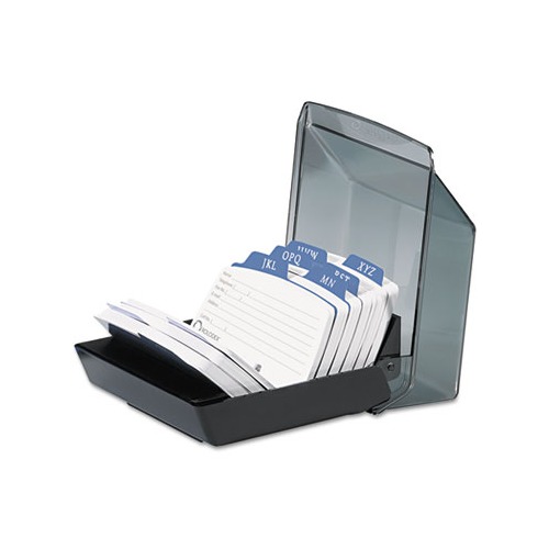 Rolodex Petite Covered Tray Card File Holds 250 2 1/4 x 4 Cards ...