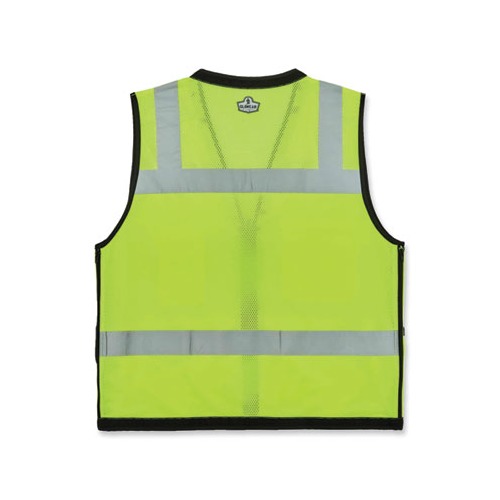 GloWear 8253HDZ Class 2 Heavy-Duty Mesh Surveyors Vest, Polyester, 4X-Large/5X-Large, Lime, Ships in 1-3 Business Days GloWear 8253HDZ Class 2 Heavy-Duty Mesh Surveyors Vest, Polyester, 4X-Large/5X-Large, Lime, Ships in 1-3 Business Days