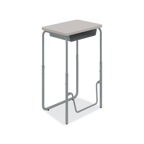 AlphaBetter 2.0 Height-Adjustable Student Desk with Pendulum Bar, 27.75