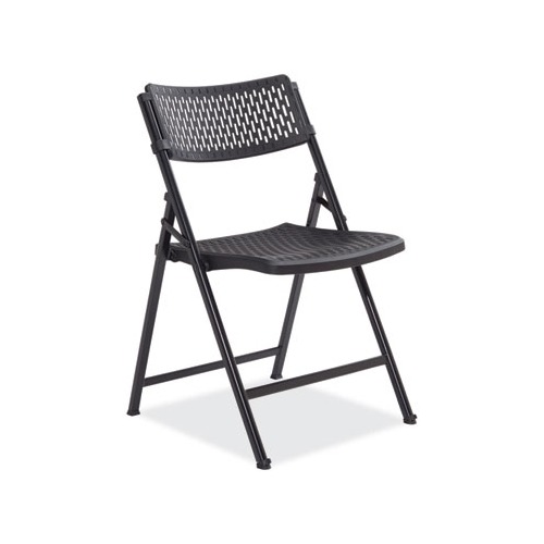 AirFlex Series Premium Poly Folding Chair, Supports 1000 lb, 17.25