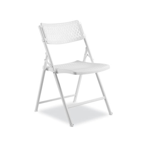 AirFlex Series Premium Poly Folding Chair, Supports 1000 lb, 17.25