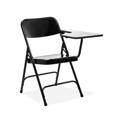 5200 Series Left-Side Tablet-Arm Folding Chair, Supports 480 lb, 17.25