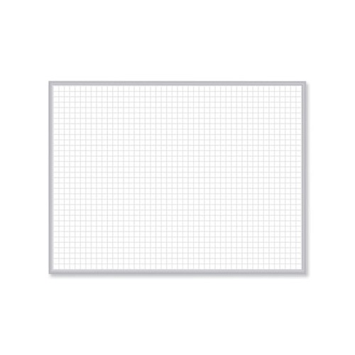 1 x 1 Grid Magnetic Whiteboard, 72.5 x 48.5, White/Gray Surface, Satin Aluminum Frame, Ships in 7-10 Business Days 1 x 1 Grid Magnetic Whiteboard, 72.5 x 48.5, White/Gray Surface, Satin Aluminum Frame, Ships in 7-10 Business Days