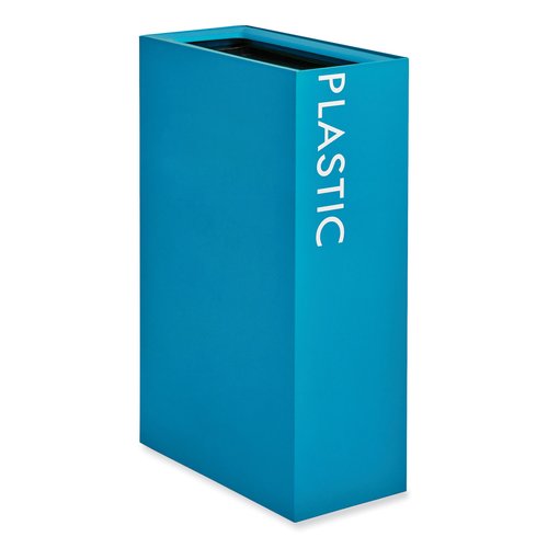 Safco Mixx Recycling Center Rectangular Receptacle - SAF9448BU ...