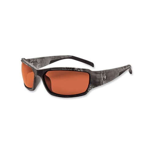 Skullerz Thor Safety Glasses, Kryptek Tyhpon Nylon Impact Frame, Polarized Copper Polycarb Lens, Ships in 1-3 Business Days