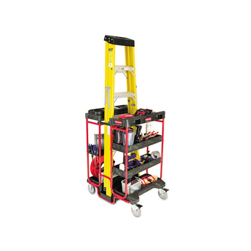 Rubbermaid Ladder Cart With Open Ends RCP9T57BLA