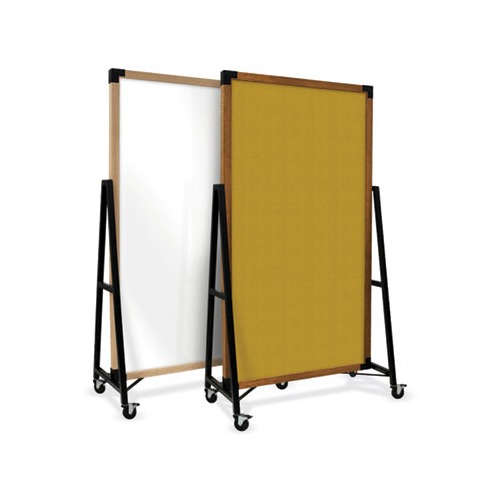 Prest Mobile Magnetic Whiteboard, 40.5 x 73.75, White Surface, Caramel Oak Wood Frame, Ships in 7-10 Business Days Prest Mobile Magnetic Whiteboard, 40.5 x 73.75, White Surface, Caramel Oak Wood Frame, Ships in 7-10 Business Days
