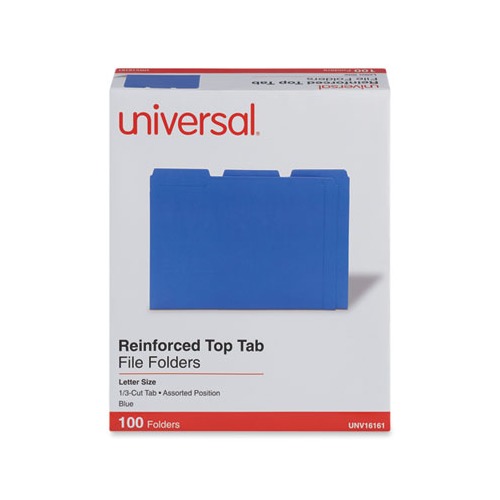 Universal Reinforced Top-Tab File Folders - UNV16161 - Shoplet.com