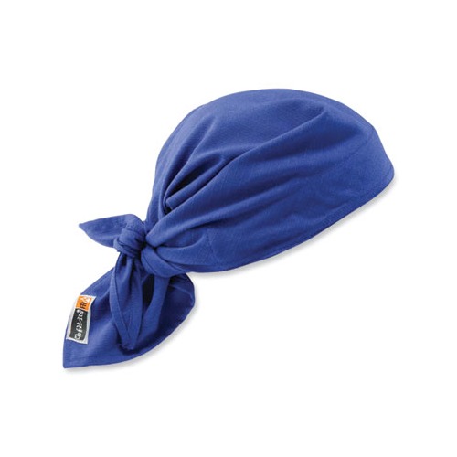 Chill-Its 6710FR Fire Resistant Cooling Tie Bandana Triangle Hat, One Size Fits Most, Blue, Ships in 1-3 Business Days Chill-Its 6710FR Fire Resistant Cooling Tie Bandana Triangle Hat, One Size Fits Most, Blue, Ships in 1-3 Business Days