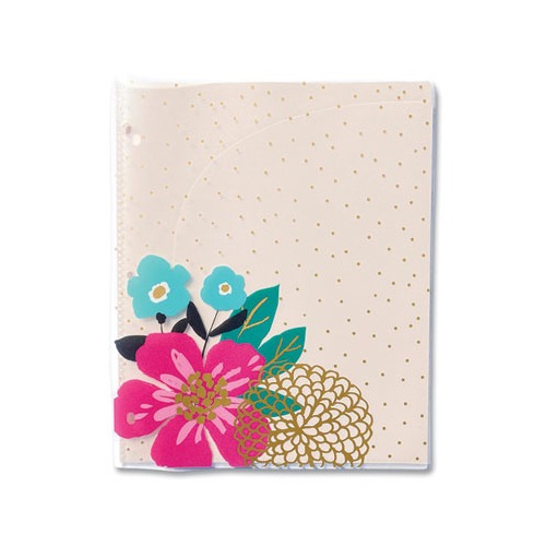 Panache Glossy 3-Hole Punched 6-Pocket Folder, 11 x 8.5, Assorted Panache Glossy 3-Hole Punched 6-Pocket Folder, 11 x 8.5, Assorted