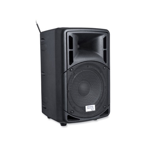 Wireless PA System with Wireless Tie Clip Microphone, 40 W, Black, Ships in 1-3 Business Days