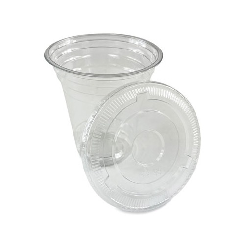 Boardwalk 12 oz. Clear Disposable Plastic Cups, Cold Drinks, PET