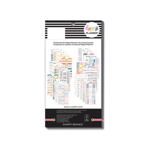 The Happy Planner® Essentials Tracker & Checklist Classic Stickers