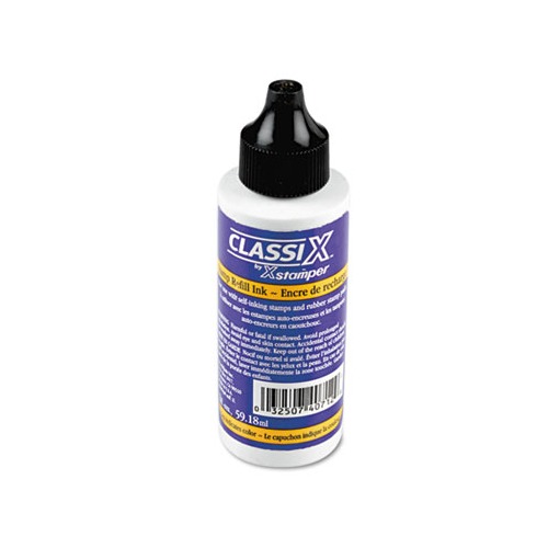 Refill Ink for Classix Stamps, 2 oz Bottle, Black
