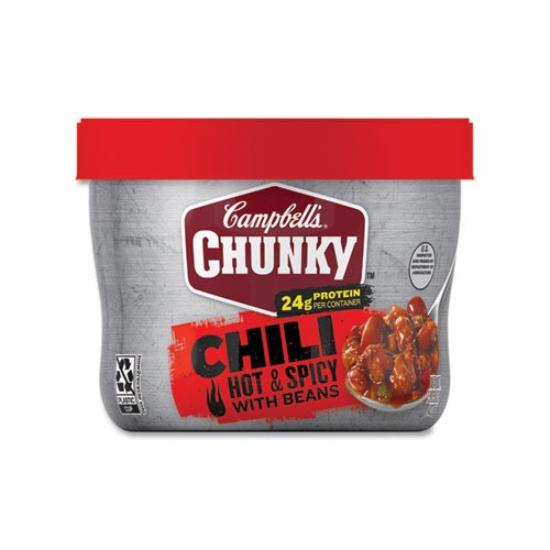 Chunky Firehouse Hot and Spicy Chili with Beans, 15.25 oz, 8/Carton, Ships in 1-3 Business Days Chunky Firehouse Hot and Spicy Chili with Beans, 15.25 oz, 8/Carton, Ships in 1-3 Business Days