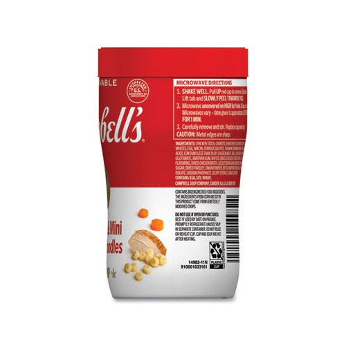 Soup On The Go Chicken with Mini Noodles, 10.75 oz Cup, 8/Carton, Ships in 1-3 Business Days Soup On The Go Chicken with Mini Noodles, 10.75 oz Cup, 8/Carton, Ships in 1-3 Business Days