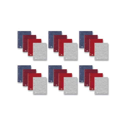 Stasher Wirebound Notebooks, 1-Subject, Med/College Rule, Randomly Asst Cover, (100) 11x9 Sheets, 24/CT,Ships in 4-6 Bus Days