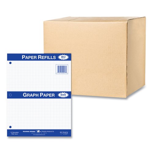 Roaring Spring Graph Filler Paper - ROA20097CS - Shoplet.com
