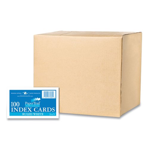 Roaring Spring White Index Cards - ROA74804CS - Shoplet.com