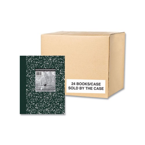 Lab and Science Notebook, Quadrille Rule (5 sq in), Green Marble Cover, (60) 10.13 x 7.88 Sheets, 24/CT,Ships in 4-6 Bus Days Lab and Science Notebook, Quadrille Rule (5 sq in), Green Marble Cover, (60) 10.13 x 7.88 Sheets, 24/CT,Ships in 4-6 Bus Days