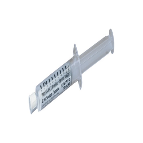 Monoject Prefill 0.9% Sodium Chloride Flush Syringe, 12 mL with 10 mL ...