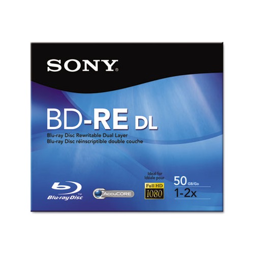 Sony BDRE Dual Layer Rewritable Disc SONBNE50RH