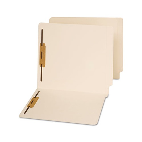 Universal End Tab Folders, Two Fasteners, Letter, Manila, 50/Box ...