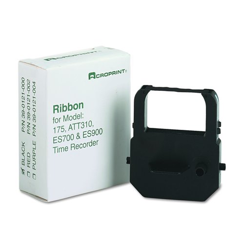 Acroprint Time Clock Ribbon Cartridges – 2-Pack Black, Compatible With M150MC4 ES700 ES900