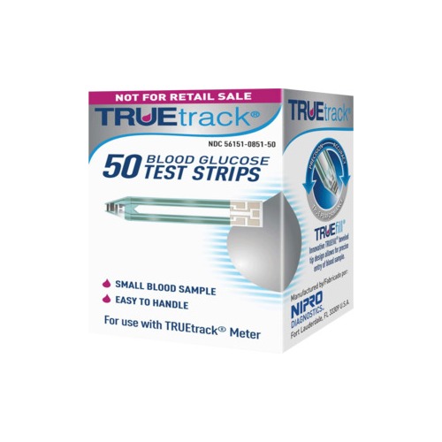 TRUEtrack Smart System Diabetes Glucose Test Strip (50 count